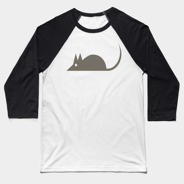 Rat Baseball T-Shirt by aanygraphic